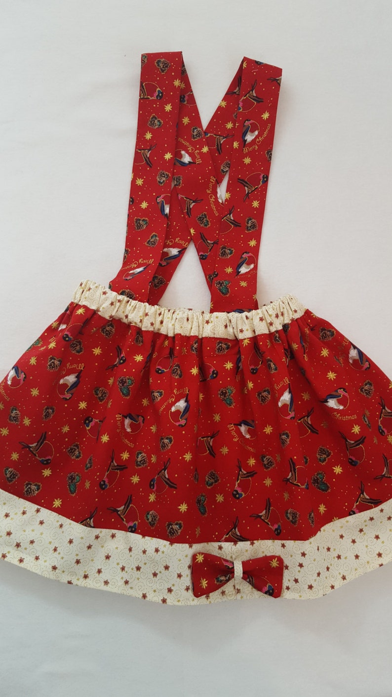Skirt Christmas Baby Girls Red Red Skirt Baby Etsy UK