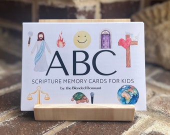 Scripture Memory Cards with stand