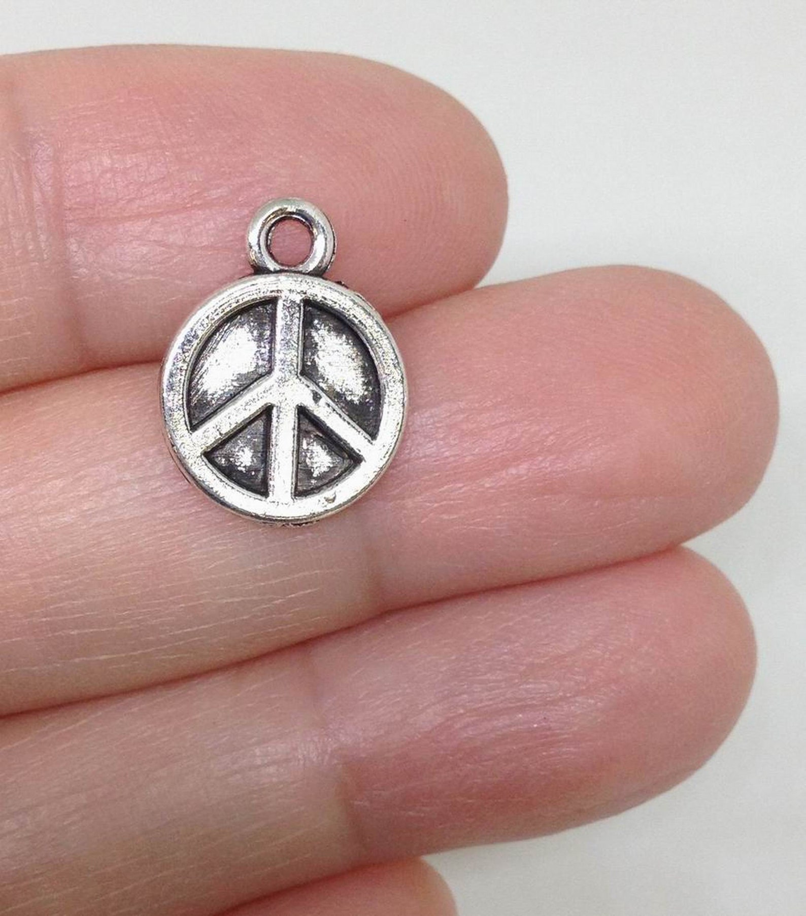 10 Peace Charm Wholesale Charm DIY Jewelry Making Supplies Etsy