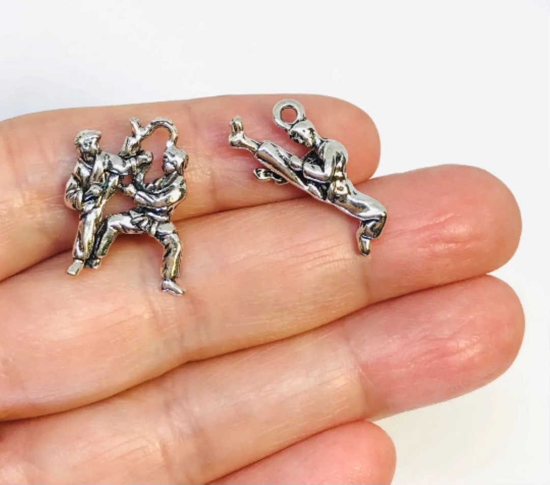 4/10/50 Karate Charm Martial Arts Charm Chinese Martial Art Etsy