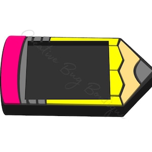 Pencil Sticky Note Holder STL File
