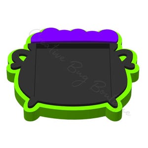 Cauldron Sticky Note Holder STL File