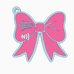 Bow NFC Keychain STL File