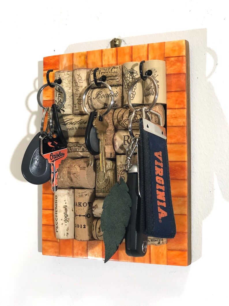 Wine Cork Jewelry Holder Wine Cork Board Cute Key Holder for Etsy