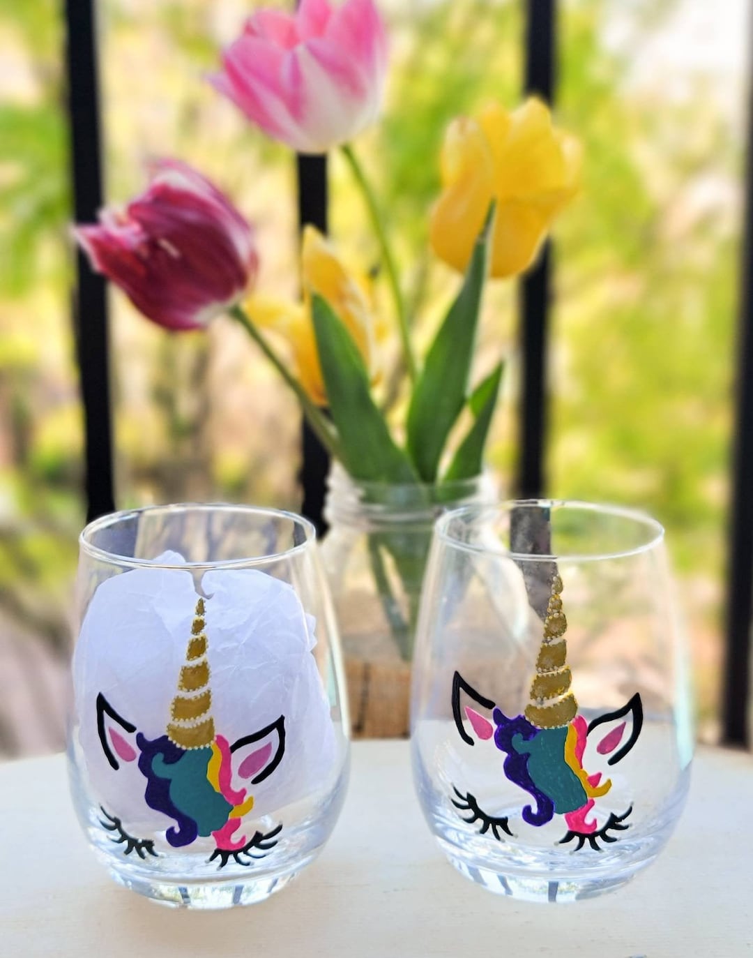 Unicorn Wine Glass Cute Gifts for Best Friend Wine Gifts for Etsy