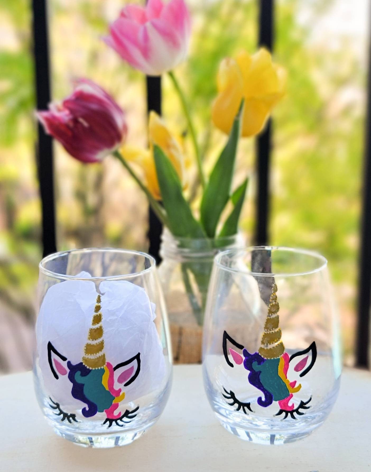 Unicorn Wine Glass Cute Gifts for Best Friend Wine Gifts for Etsy