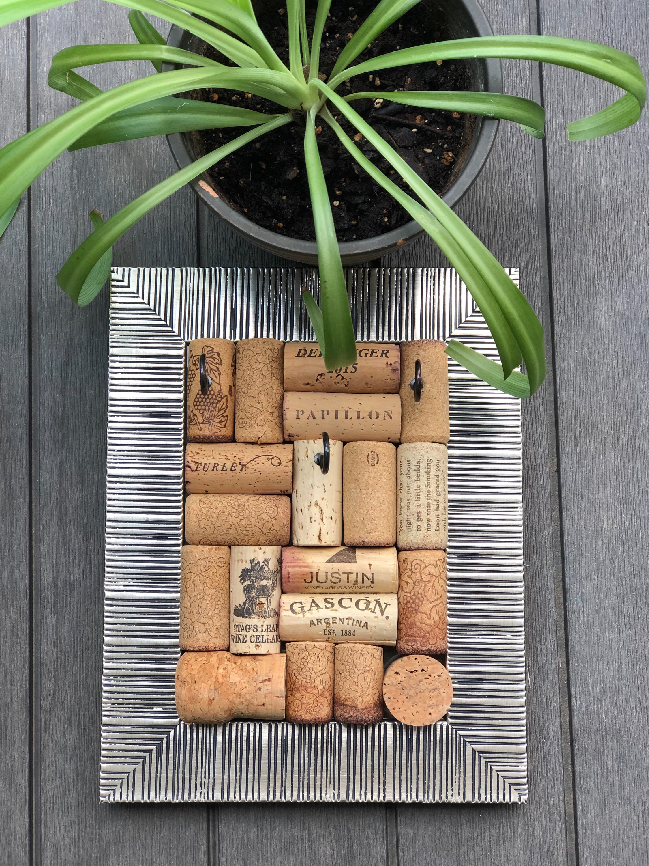 Wine Cork Key Holder Jewelry Organizer Wine Cork Board Etsy