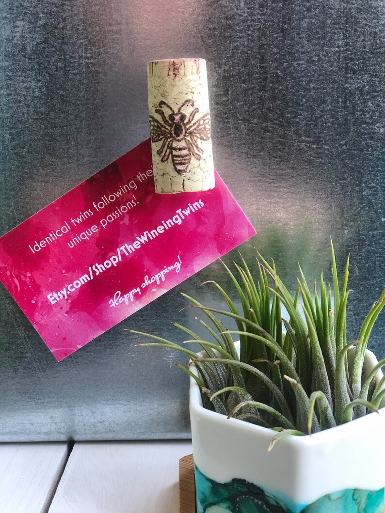 Wine Cork Bee Office Gifts for Coworker Bulk Bumble Etsy