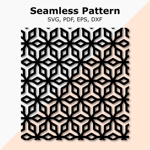 Download Seamless Repeating Svg Pattern Stencil Svg Svg Cut File For Etsy