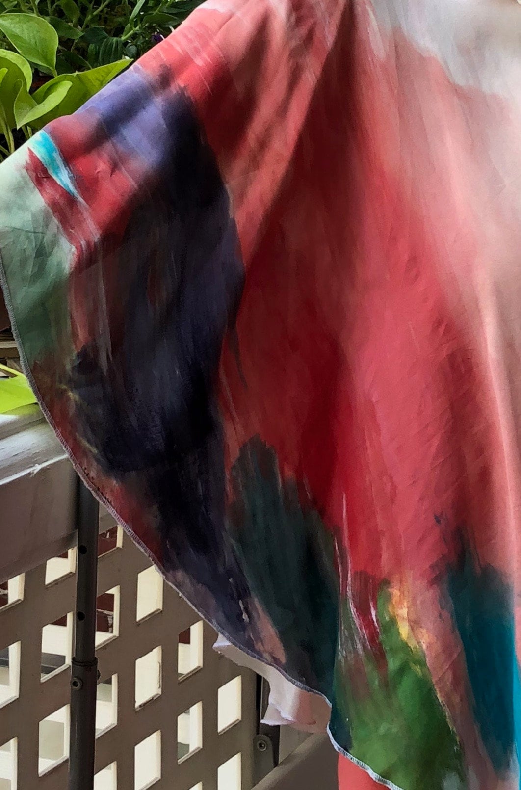 Seidensack aus Korallen Silk tunic Corals | Etsy