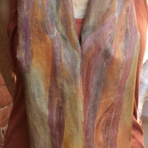 Foulard en soie Argile - Silk scarf Clay