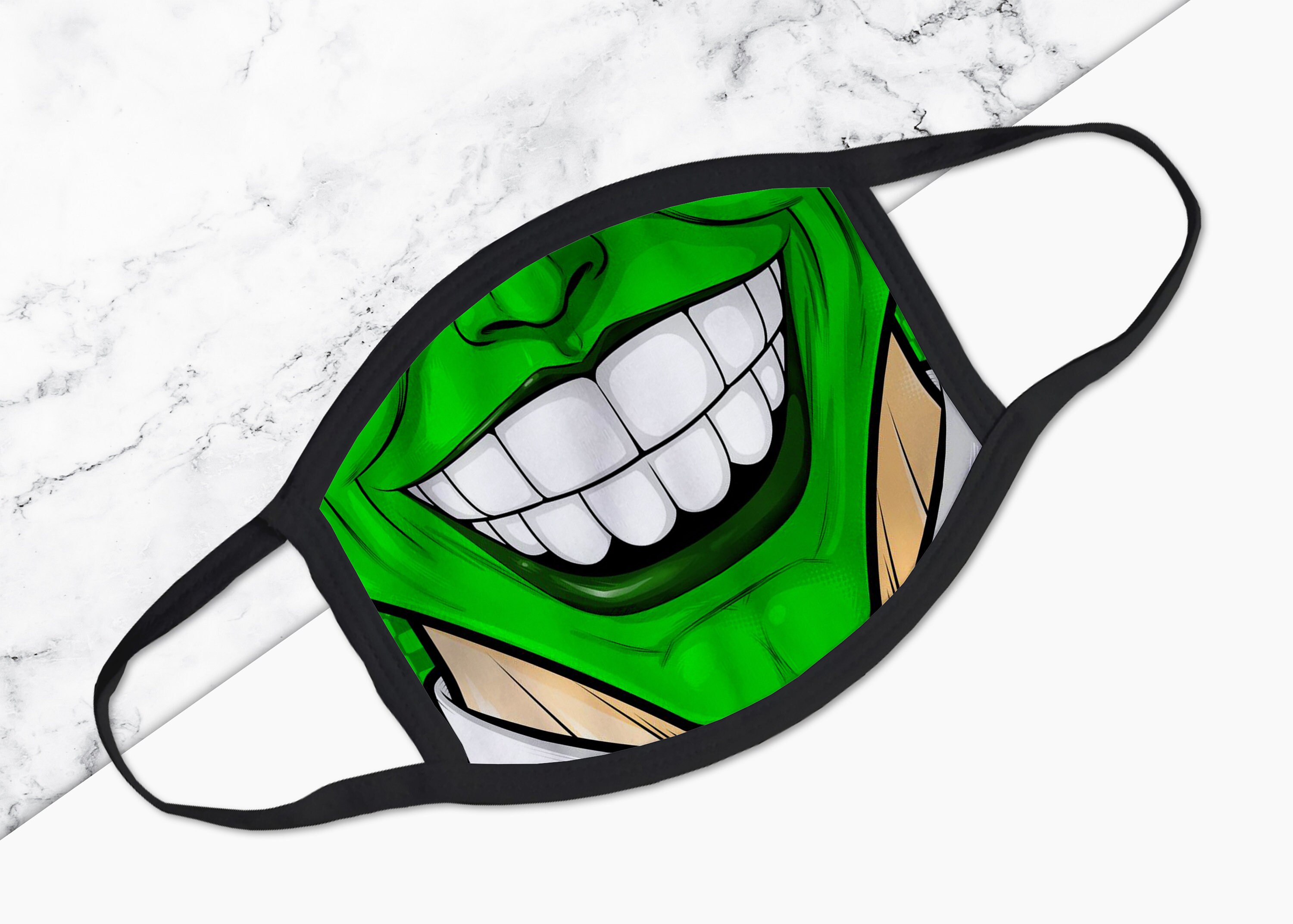 Green Mask Protective Mask Cloth Face Mask Adult Face Mask Big Etsy