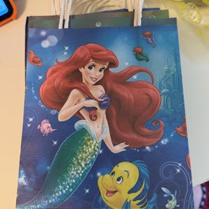 16 bolsas de regalo de cumpleaños de La Sirenita de Disney imagen 4