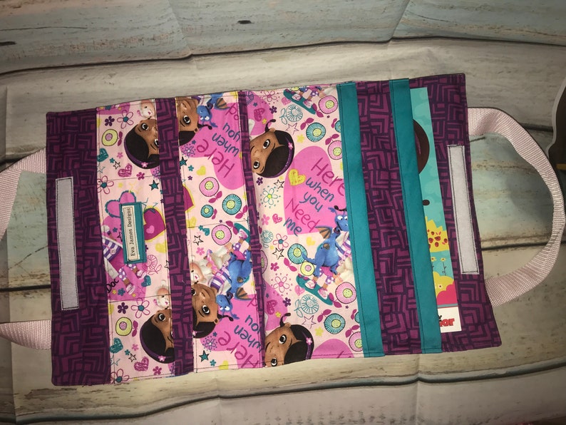 Download Disney Doc McStuffins Kid Coloring Portfolio Tote Bag Coloring Book and Crayons Included Totes ...