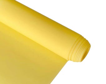 Bag Making Supplies Destash - Yellow Jelly Vinyl Roll - pvc - 8”x40”