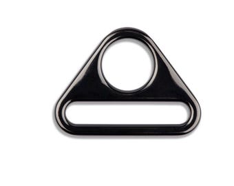LIQUIDACIÓN DE ACCESORIOS PARA BOLSAS - Anillas triangulares de 3,17 cm (1,25") - Color gris plomo - 9 piezas