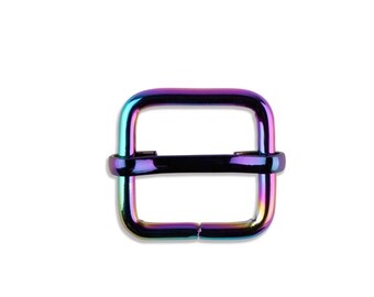 Bagmaking DESTASH! - Rainbow Sliders Strap Adjusters  - 3 pieces  1”
