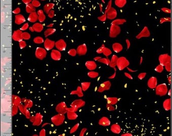 Cotton Fabric Destash - Timeless Treasures Rose Petal Fabric - 1/2 yard