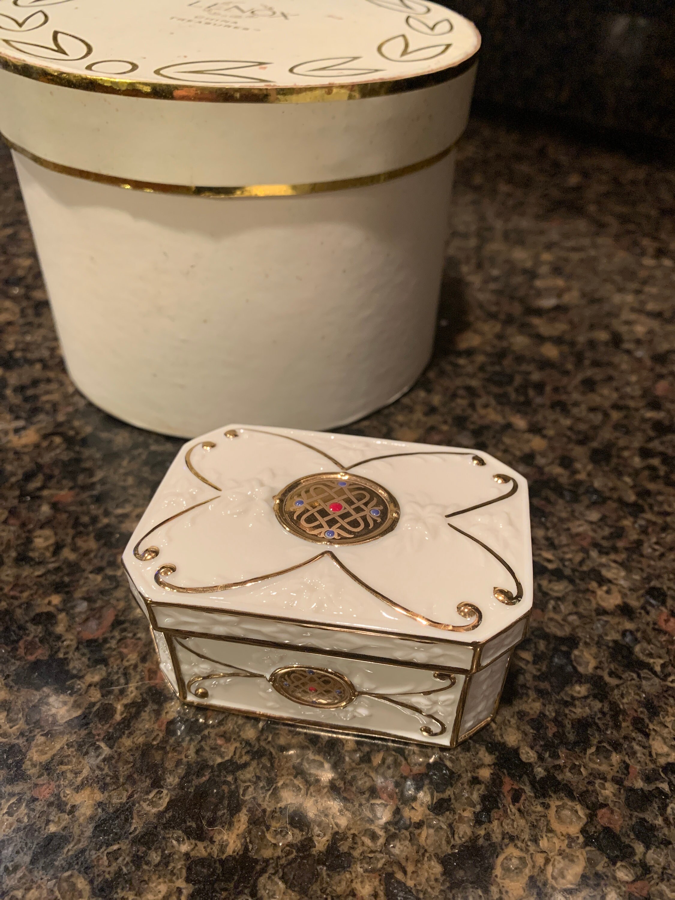 Lenox China Treasures Jewelry Box Etsy