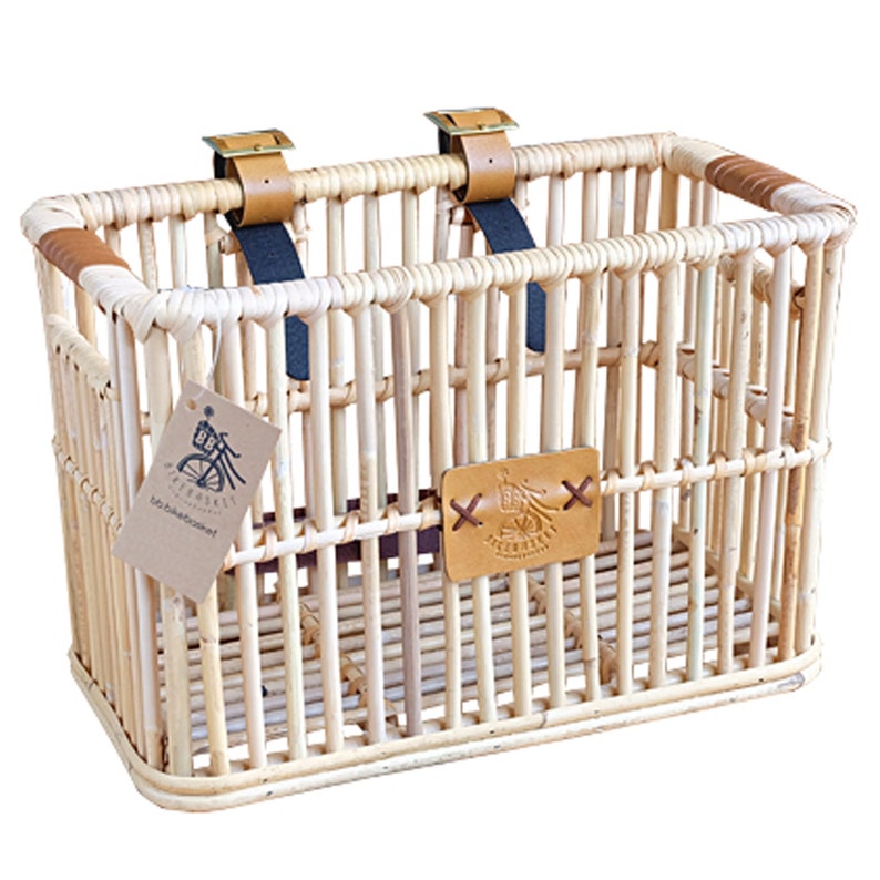 BB.BikeBasket Touring Wicker Bicycle Bike Basket with