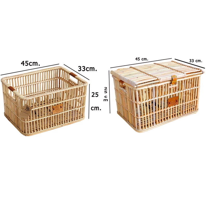 Bb.bikebasket Rear Wicker Bike Bicycle Basket on Rear Rack for Etsy