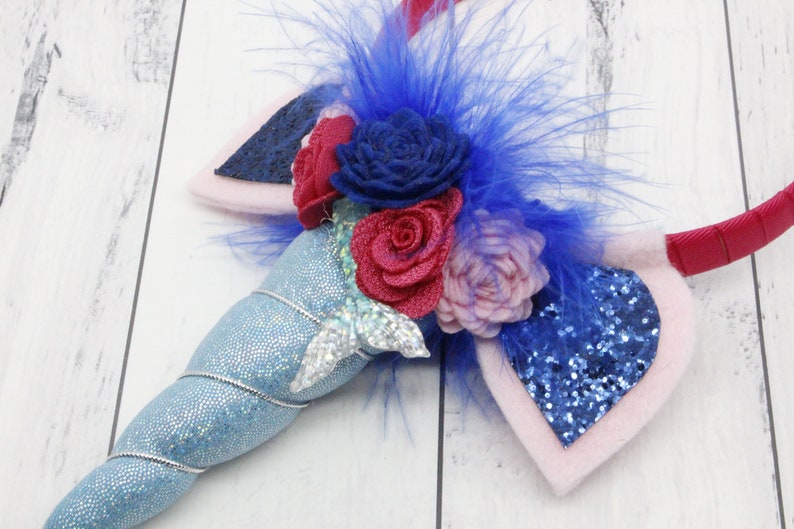 Party Outfit. Mermaid Hair Accessory Girls Unicorn Horn Headband