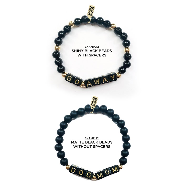 Trust No One Word Bracelet Set