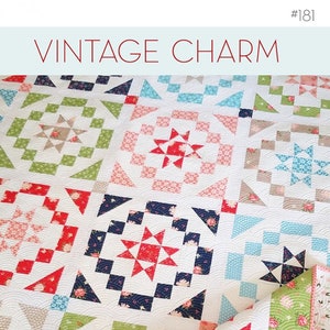 Vintage Charm Quilt Pattern by A Quilting Life Designs / Fat Eighth Pattern