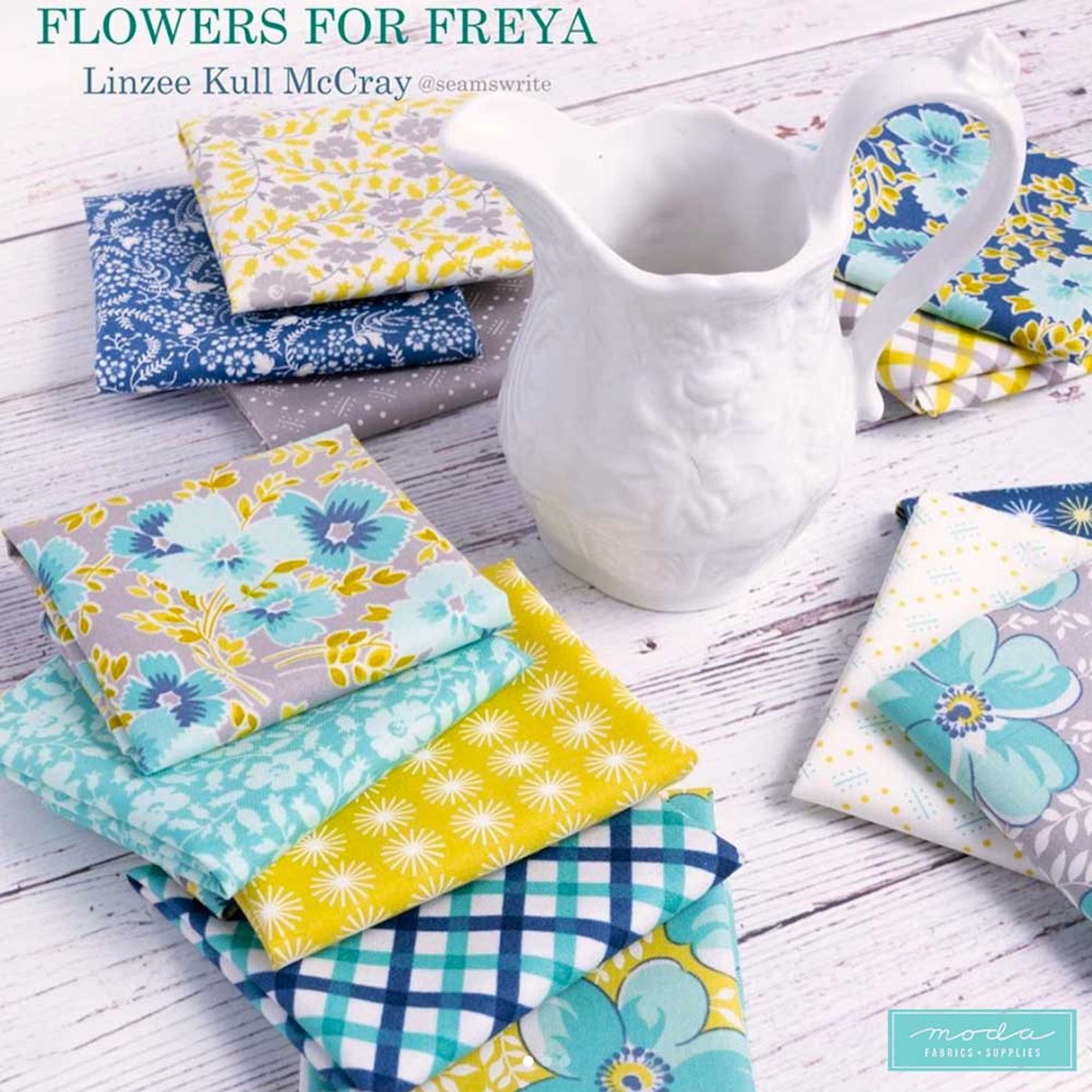 Flowers for Freya Jelly Roll by Linzee Kull McCray / Moda Etsy