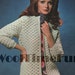 Crochet Pattern to make Lady's Coat/Cardigan/Long Jacket. Double Knit Wool.c 34 to 38 Inch Bust.