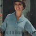 Knitting Pattern Vintage 1950s Lady's Jacket/Cardigan. DK Wool. Raglan sleeves and ribbed collar detail.
