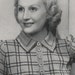 Knitting Pattern, Vintage Ladies 1930s Plaid design jumper with collar and short sleeves.