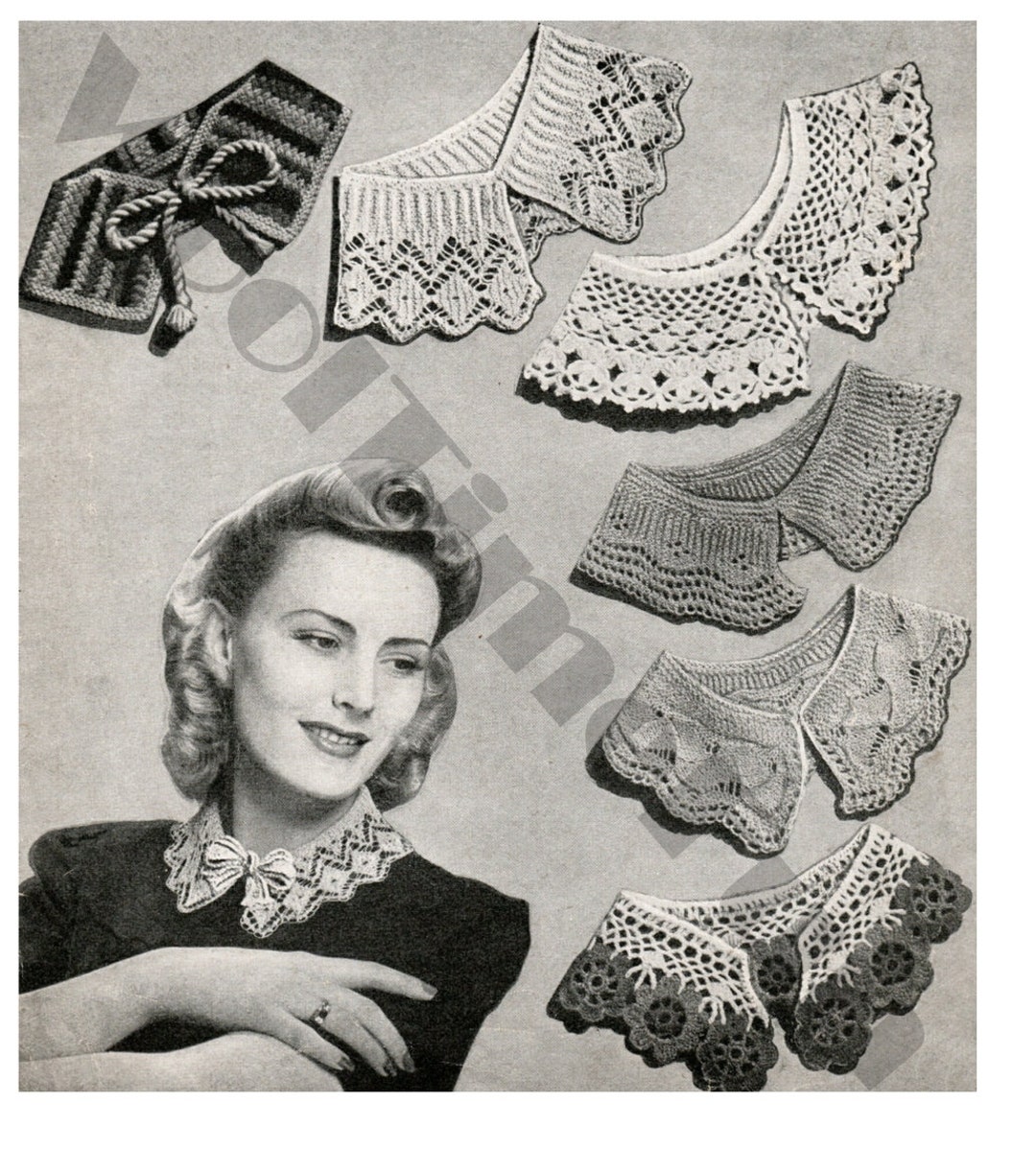PDF Knitting/crochet Pattern to Make Vintage 1940s/ww2 Dress/jumper