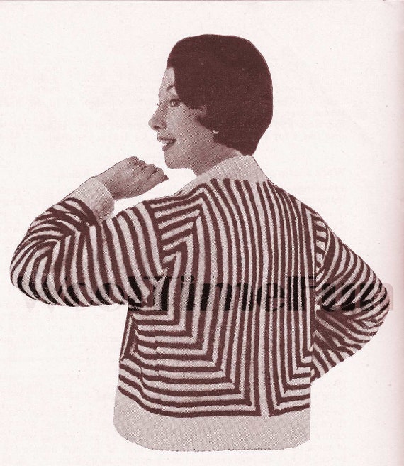 Modello a maglia Giacca/cardigan e vestito oscillante da donna