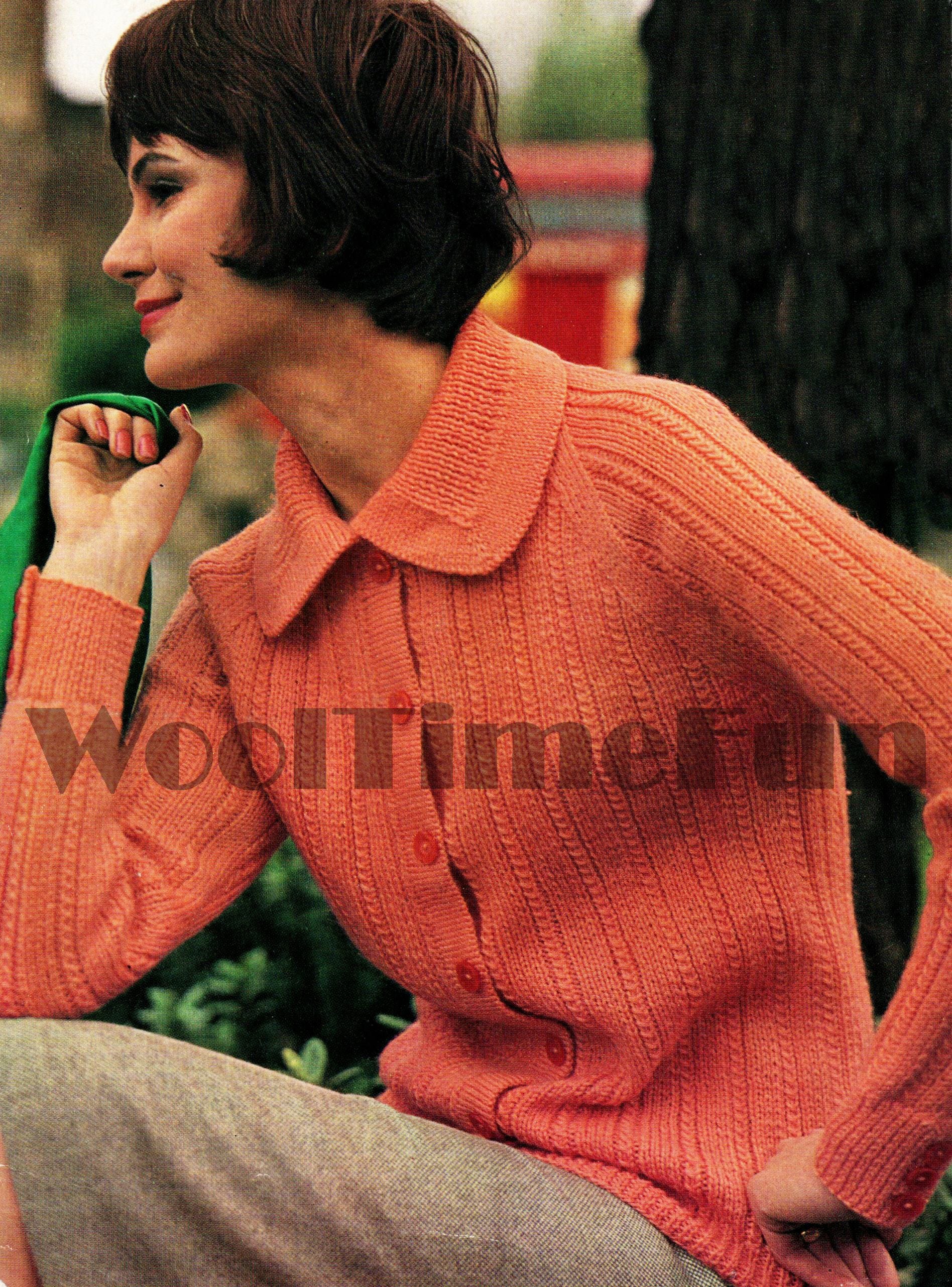 あ*様 美品 60s ヴィンテージカーディガン vintage cardigan 1960s cardigan - Etsy 日本