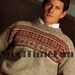 PDF Knitting Pattern Men's Fair Isle Patterned Sweater/Jumper. 32-56 Inch Chest. 