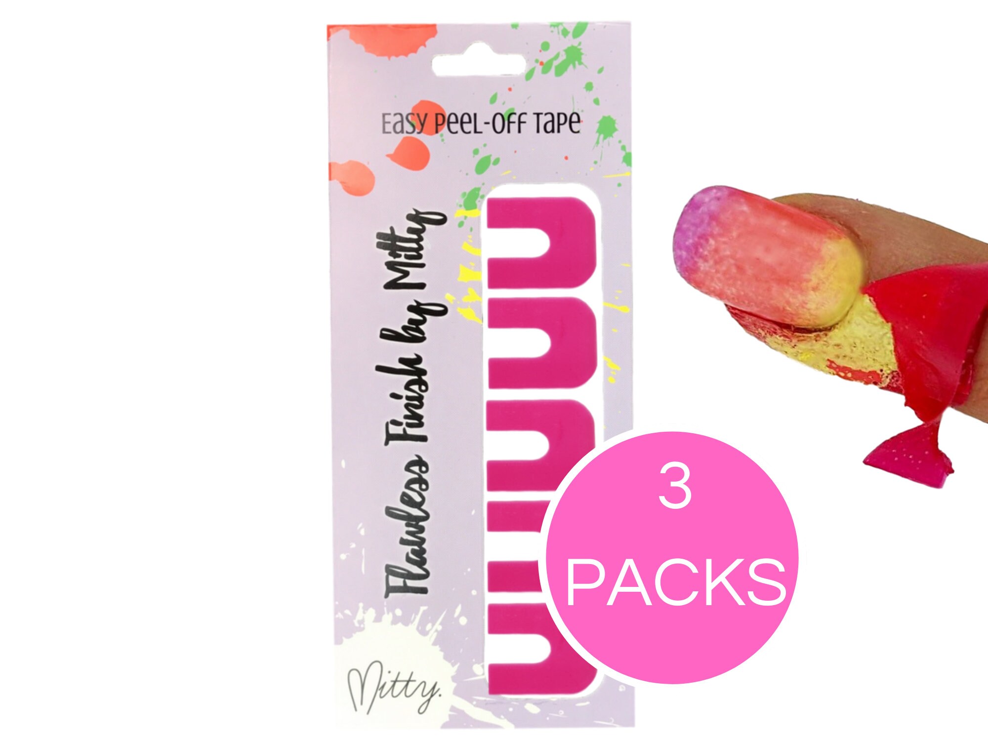 Nail tape Easy peel off perfect mani Flawless finish LATEX Etsy