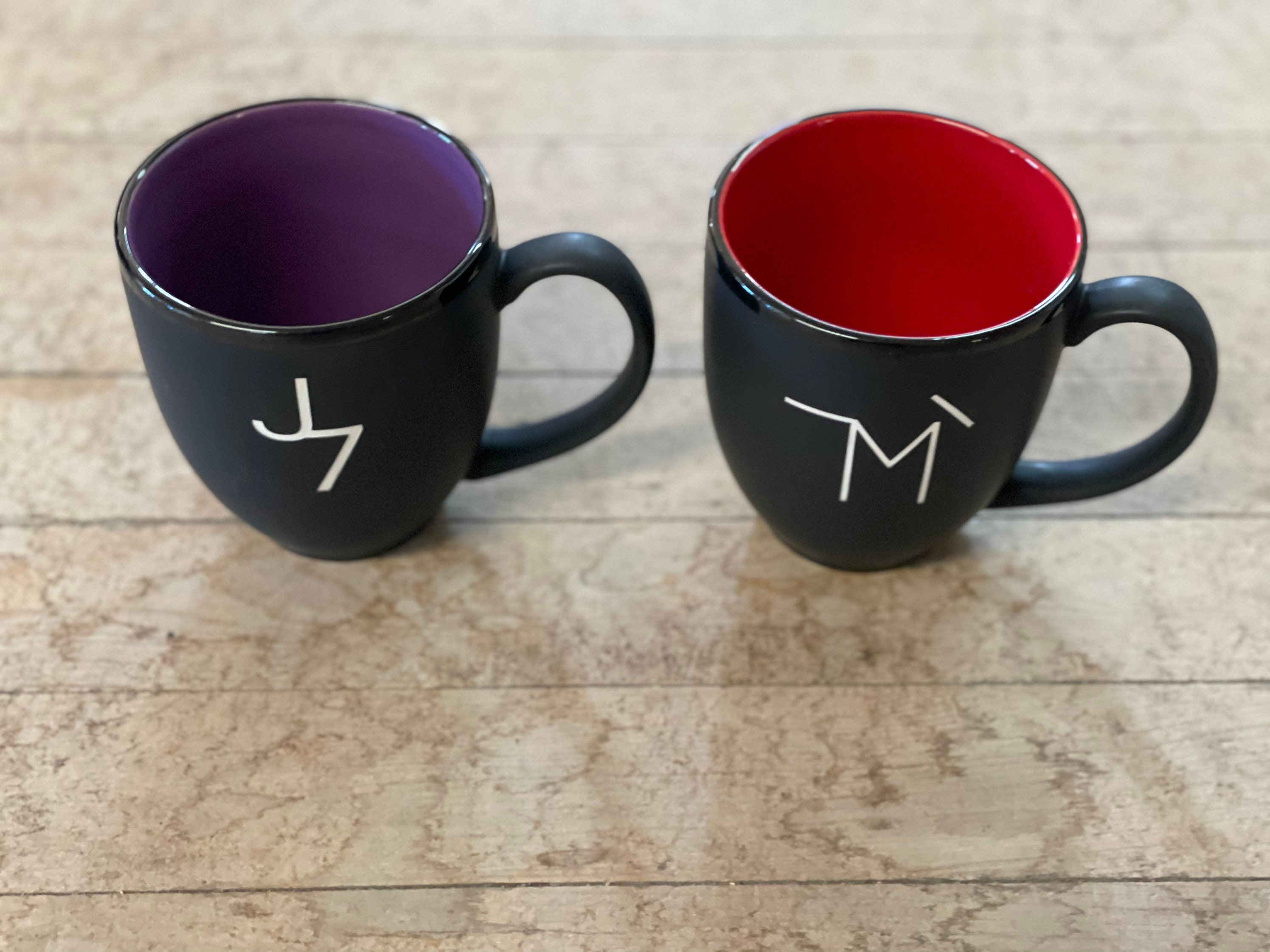 Cattle Brand Etched Bistro Coffee Mug Etsy