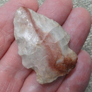 Nice Authentic Colorful Sidenotch Arrowhead Found in Indiana / Artifact / Relic / Arrowhead