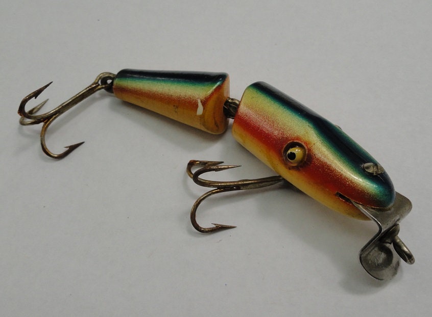 Vintage Pflueger Scoop Minnow Fishing Lures No. 9353 White With