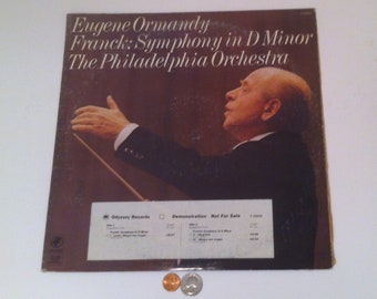 Vintage 1976 Music Album, LP, Vinyl, Eugene Ormandy, The Philadelphia Orchestra