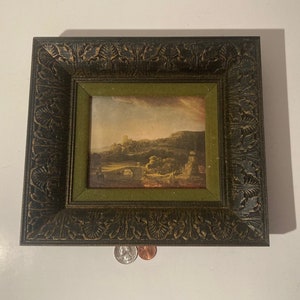 Vintage Picture, 9&quot; x 8&quot;, Made in Los Angeles, Home Decor, Wall Decor, Shelf Display