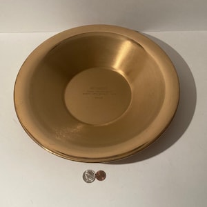 Vintage 1980 Bronze Trophy Plate, The Tribune Tennis Tournament, Woman&#39;s Open Doubles 1980 Winner, Then Blank, You can Engrave a Name