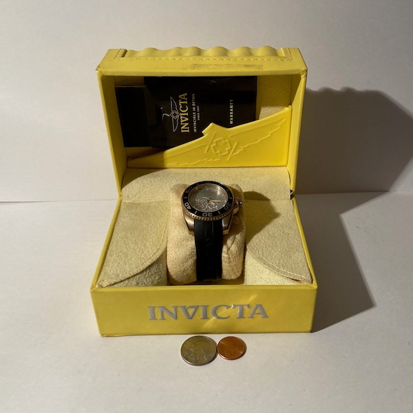 vintage Metal Invicta Angel Watch, Time Piece, Clock, Wrist Watch, Fashion, Accessoire, Quality, Nice, Free Shipping in the U.S.
