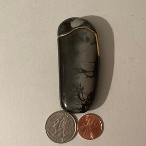 Vintage Metall Feuerzeug, Grau Marmor Design, Zigaretten, Mehr