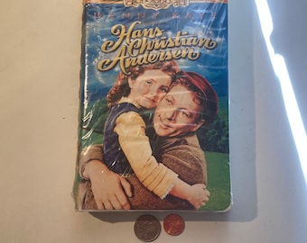 Nueva película VHS original sellada de fábrica vintage, Hans Christian Andersen, clásica, película familiar
