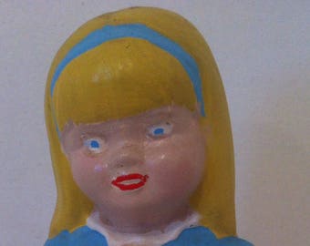 Vintage Musical Wind Up Girl, Werke, 10 Zoll groß, musikalische Porzellan Keramik Mädchen, Vintage Musical Wind bis Spielzeug Mädchen, Vintage Musical Spielzeug