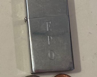 Briquet Zippo en métal vintage, EPO, joli design, Zippo, fabriqué aux États-Unis, Cigarettes, Plus