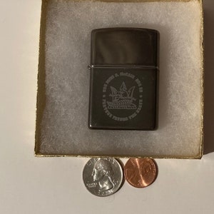 Vintage Metal Zippo, U.S.S. John S. McCain DDG-56. Destroyer Ship, Navy