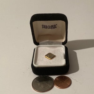 Vintage Metal Brass and Silver Tie Tack Pin, Corbatas, Letra S, Calidad, Agradable, Elegante, Diversión, Estilo, Trajes, Moda